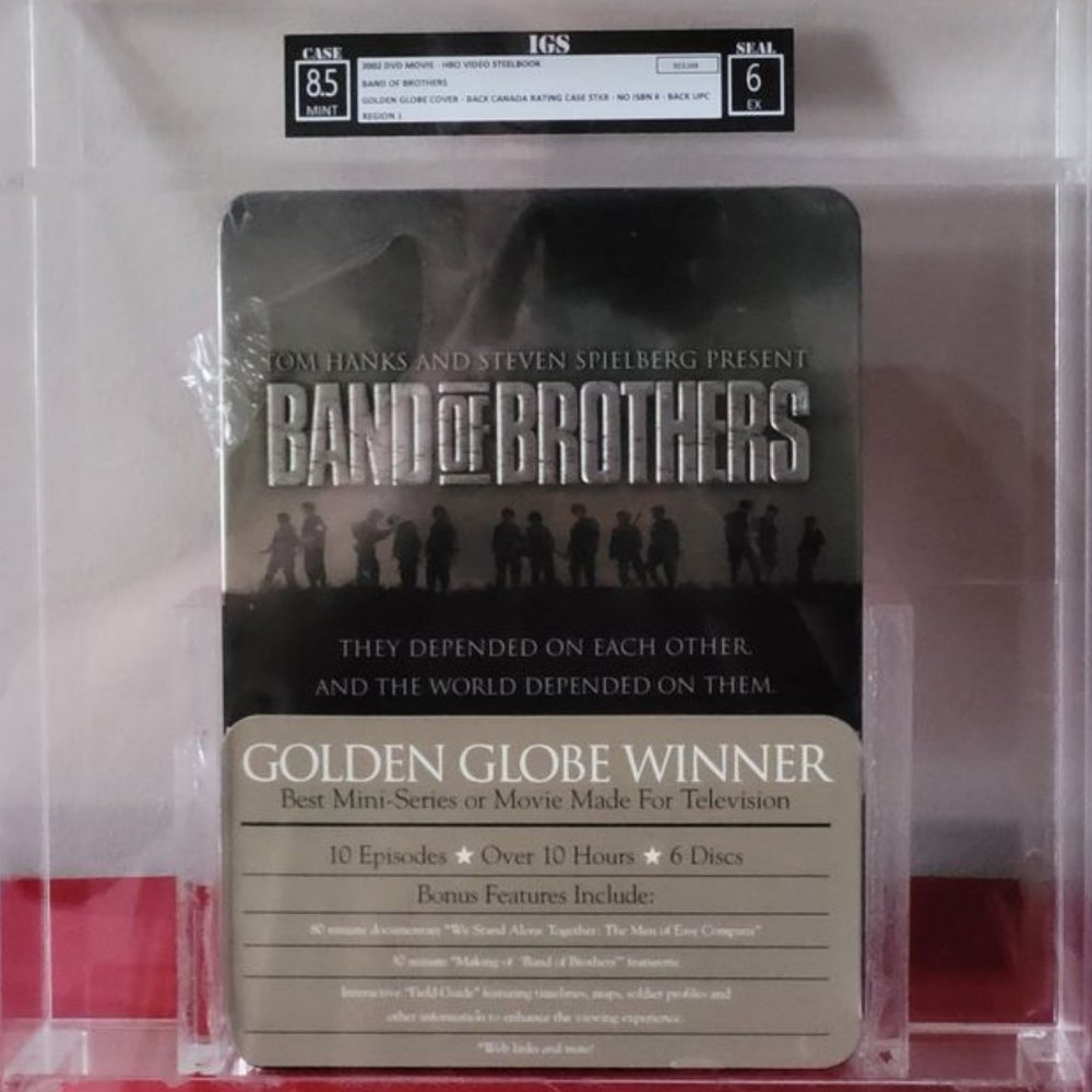 GRADED AND SEALED, 2002 BAND OF BROTHERS D.V.D. BOX SET!!!